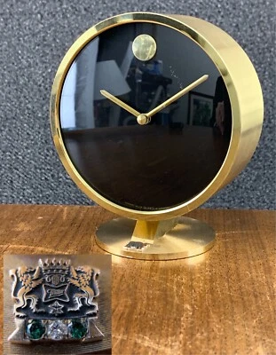 Reloj de mesa Miller Beer "Museum Watch" moderno de mediados de siglo Nathan Horwitt Foto 1 de 4