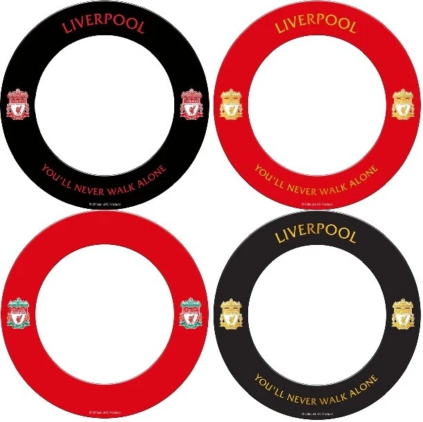 Officially Licensed Liverpool Football Team Dartboard Surround 4 Designs - Image 1 of 1