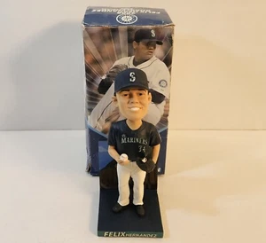 2008 Felix Hernandez Bobblehead Seattle Mariners In Original Box - Picture 1 of 6