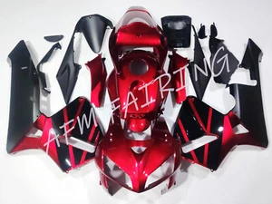 Candy Red Black ABS Injection Mold Bodywork Fairing Kit for CBR600RR 2005 2006 - Picture 1 of 8