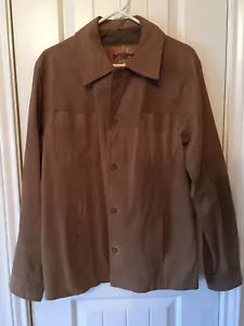 Guess Company Marciano Genuine Suede Men’s Shirt Jacket Size Medium - Picture 1 of 1