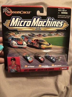 NASCAR Micro Machines Gordon Irwin Jarrett Winners Circle Green Flag Series, NIP - Image 1 of 4