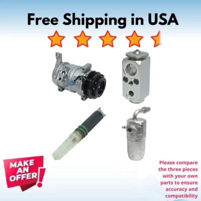 Kit Compressor A/C Fit GMC Yukon 2007-2009, GMC Yukon XL 1500 2009 - Image 1 of 4