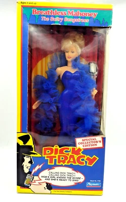 Muñeca Playmates 1990 14" Dick Tracy Madonna Breathless Mahoney nueva en caja traje azul A" Foto 1 de 4