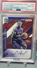 2019-20 Panini Donruss Optic - Signature Series Choice #SS-CBS Chris Bosh (AU)