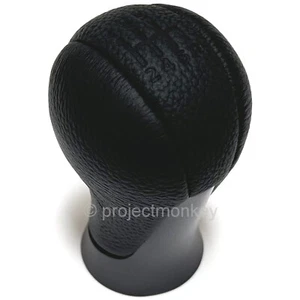 OEM Nissan 32865-6GA0A 09-21 370Z Z34 Nismo All Black Leather Shift Knob Genuine - Picture 1 of 3
