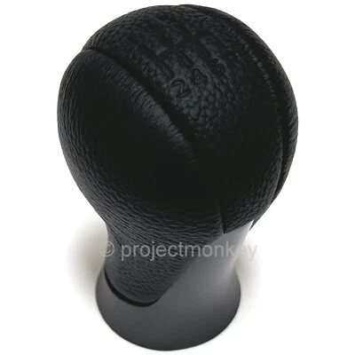 OEM Nissan 32865-6GA0A 09-21 370Z Z34 Nismo All Black Leather Shift Knob Genuine - Image 1 of 3