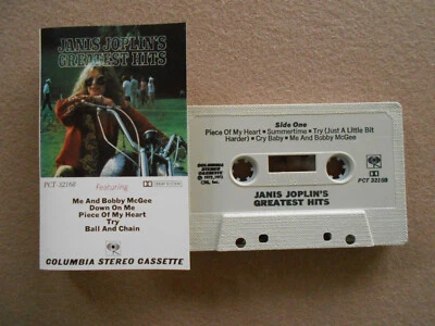 Janis Joplin - Greatest Hits -1973 CBS Cassette Tape (Rare OOP) Solid VG+ $1.95 - Image 1 of 3
