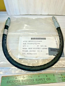 HOSE ASSEMBLY 12379478 FOR MILITARY M9 ACE EXCAVATOR / EARTH MOVER - Picture 1 of 1