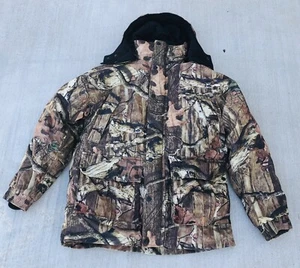 Redhead Mens Lined Quilted Hooded Camo Camouflage Hunting Work Jacket Size M - Picture 1 of 14