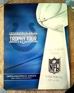 INDIANAPOLIS COLTS 2006 SUPER BOWL CHAMPIONS TROPHY POSTER - RARE! - Picture 1 of 1