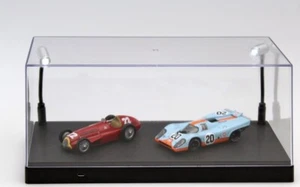 LED Lighted Display Case BLACK Base 1:24 Diecast Model Cars 27cm x 12cm x 12cm - Picture 1 of 2