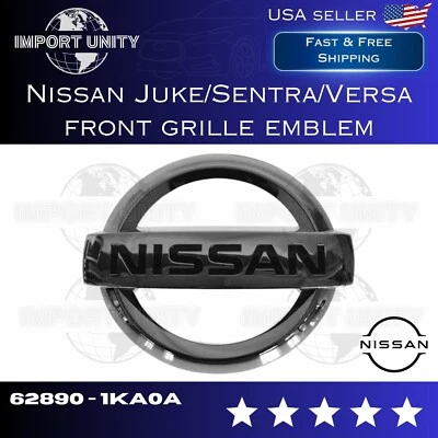 Nissan SENTRA 2013-2019  Juke 2011-2017  Versa 2012-2014  Front Grille Emblem - Image 1 of 2