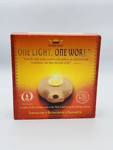 One Light One World Cerimonia Ufficiale Terra Santa Replica Lampada Olio Genesi Visioni - Foto 1 di 12