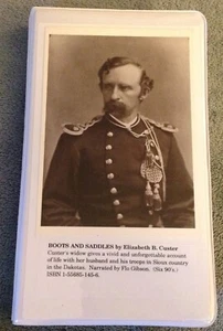 BOOTS & SADDLES By ELIZABETH CUSTER Audiobook CASSETTES George Armstrong Unabrid - Picture 1 of 2