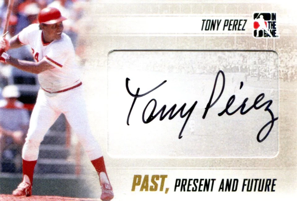 Tony Perez Autographed In The Game Card - Image 1 of 1