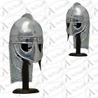 Medieval Spectacle Viking Armor Helmet Halloween Costume Silver
