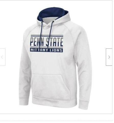 Colosseum-Penn State Nittany Lions Size Small Mens White/Navy Blue Hoodie New Cover