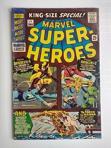 Marvel Comics Marvel Super-Heroes King-Size Special #1 Reprints Key Stories FN- - Picture 1 of 12