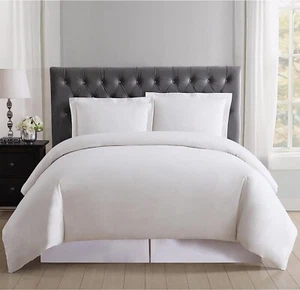 Truly Soft Everyday Modern Minimalist 3-Pc. Duvet Set - FULL / QUEEN - Off White - Picture 1 of 3