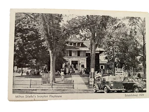 Vintage Ivoryton Playhouse Postcards Connecticut Milton Stiefel Postmark 1947 - Picture 1 of 2