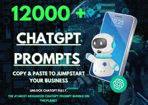 ChatGPT Prompts ultimate pack, over 12000 Prompts Ready To Use - Business e life
