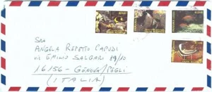 74013 - PANAMA - COVER to ITALY 1988 - FISH - Picture 1 of 1