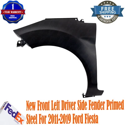 New Front Left Driver Side Fender Primed Steel For 2011-2019 Ford Fiesta - Image 1 of 4
