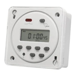 CN101A AC/DC 12V Digital LCD Power Programmable Timer Time Switch Relay with ... - Picture 1 of 7