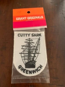 Badge Patch Cutty Sark Greenwich Clipper Ship Embroidered New Grant Originals - Picture 1 of 2