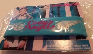 Girls Blue & Purple Cody Simpson Angels Rubber Bracelet - Picture 1 of 4