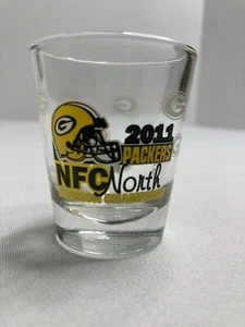 2011 NFL Green Bay Packers NFC North Division Champions Shot Glass - Licensed - Picture 1 of 8