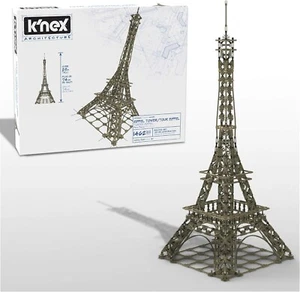 K'NEX Architecture Eiffel Tower Build Set Ages 9+ 1,462 Pieces Over 29" Tall NEW - Picture 1 of 5