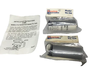 2 American Electronics Mobile Alternator Noise Filter Model 95-156 Instructio - Picture 1 of 5