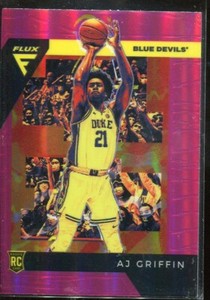 2022 Panini Chronicles Flux Prizm A.J. Griffin #5 Atlanta Hawks RC