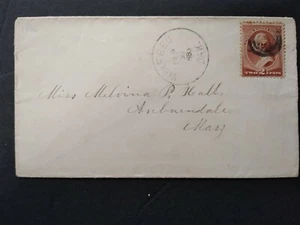 South Dakota: Winfred 1887 Territorial Cover, Lake Co - Picture 1 of 2