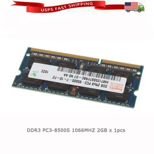 2GB 2Rx8 PC3-8500S DDR3 1066MHz SO-DIMM 204 PIN 1.5V Laptop Notebook RAM Memory - Picture 1 of 6