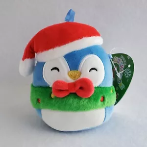 Squishmallow PUFF the PENGUIN SANTA HAT 4" Christmas ornament plush 4 inch 2024 - Picture 1 of 7