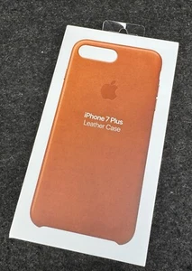 Apple étui en cuir véritable pour iPhone7 Plus selle marron MMYF2ZM/A NEUF SCELLÉ - Photo 1 sur 2