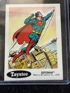 1978 TM & DC Comics Inc. Taystee Superman sticker, No. 1 of 30 - Picture 1 of 2