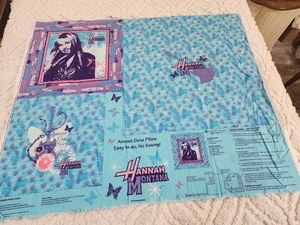 Vintage Hannah Montana 12" Pillow Fabric Craft Panel Music Guitars - Picture 1 of 5
