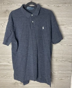 Polo Ralph Lauren camicia uomo grande verde pony manica corta golf top tasca - Foto 1 di 5