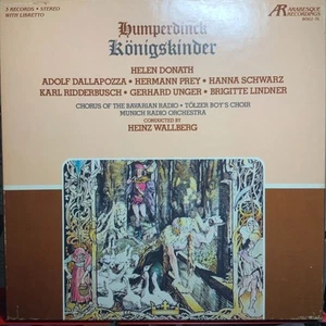 HUMPERDINCK-KONIGSKINDER-DONATH-ORIGINAL 1977 ARABESQUE 3-LP BOX SET-USED - Picture 1 of 6