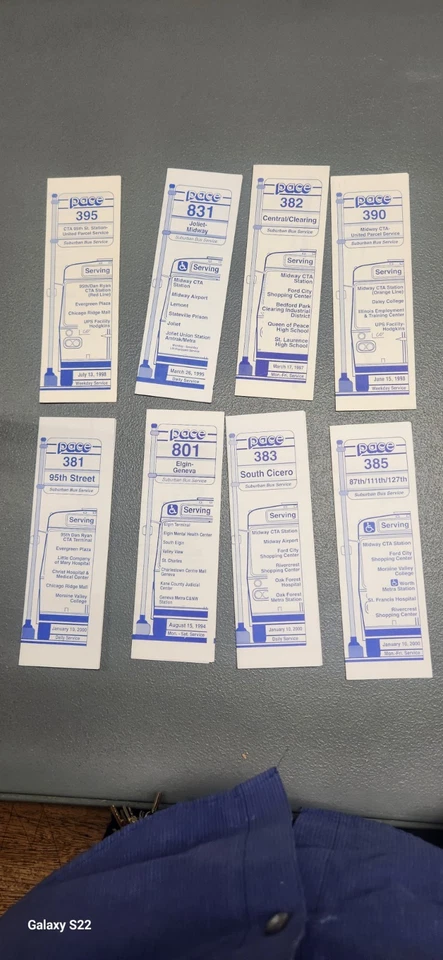 Pace 395 CTA 95th St. Station  United Parcel Service" or "Pace 831 Joliet-Midway - Image 1 of 3