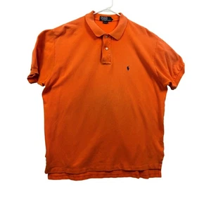Orange Polo Ralph Lauren Men's XL Short Sleeve Pima Cotton Polo Shirt - Picture 1 of 9