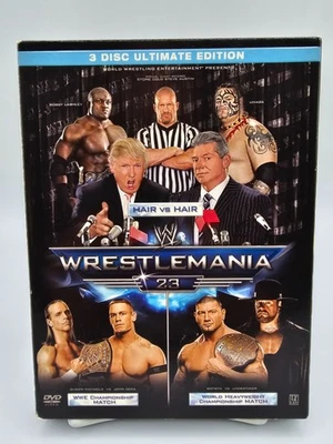WWE - Wrestlemania 23 (DVD, 2007) 3-Disc Set Ultimate Edition - Imagem 1 de 4