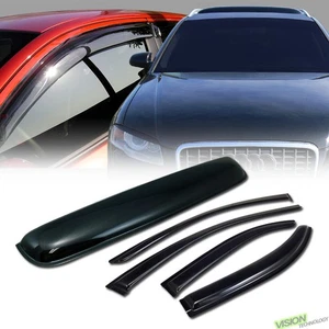 Sun Rain Wind Window Visors W/Moonroof Moon Roof Deflector For 08-09 Acura Tsx - Picture 1 of 2
