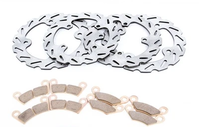 08-2014 Polaris RZR 800 Razor EFI rotores de freno y pastillas de freno delanteros y traseros RipTide Foto 1 de 4