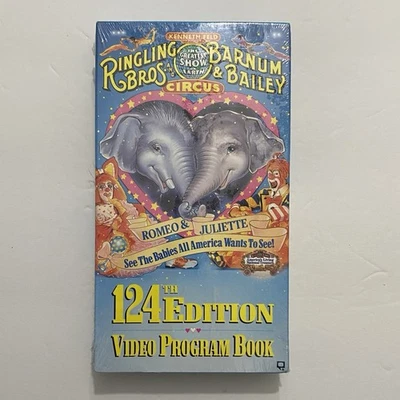 Ringling Bros Barnum & Bailey Circus 124th Ed. Video Program (VHS, 1994) NEW - Image 1 of 4