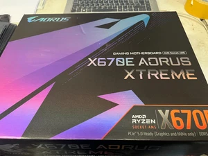 Gigabyte X670E AORUS MASTER E-ATX Motherboard Socket AM5 DDR AMD Ryzen - Picture 1 of 2